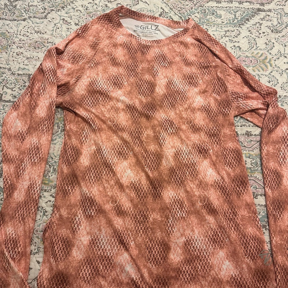 Gillz Long Sleeve Snake Print UPF Performance Shirt